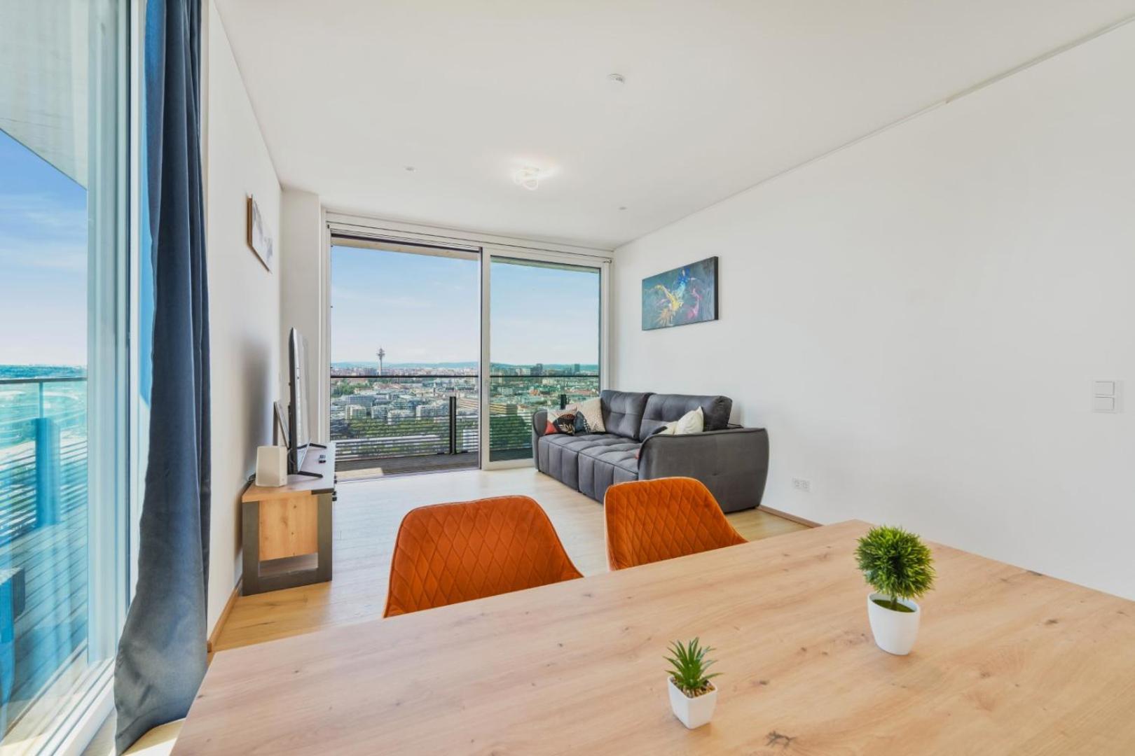 Luxury Penthouse I Rooftop Pool I Self Check-In Wien Eksteriør billede