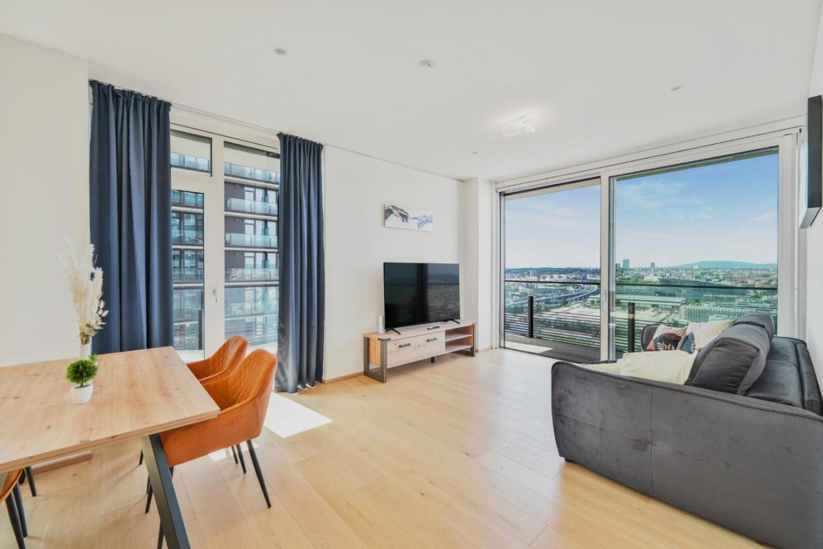 Luxury Penthouse I Rooftop Pool I Self Check-In Wien Eksteriør billede
